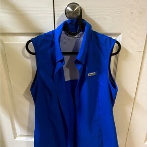 Columbia Royal Blue Sleeveless Vest